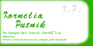 kornelia putnik business card